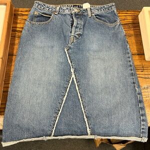 Vintage Y2K GAP Denim Midi Skirt